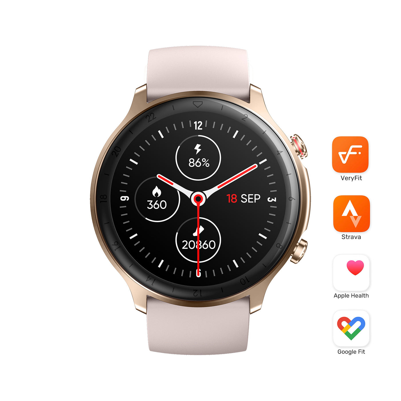 Reloj Smartwatch Lhotse Ultimate GPS 217 46mm Pink