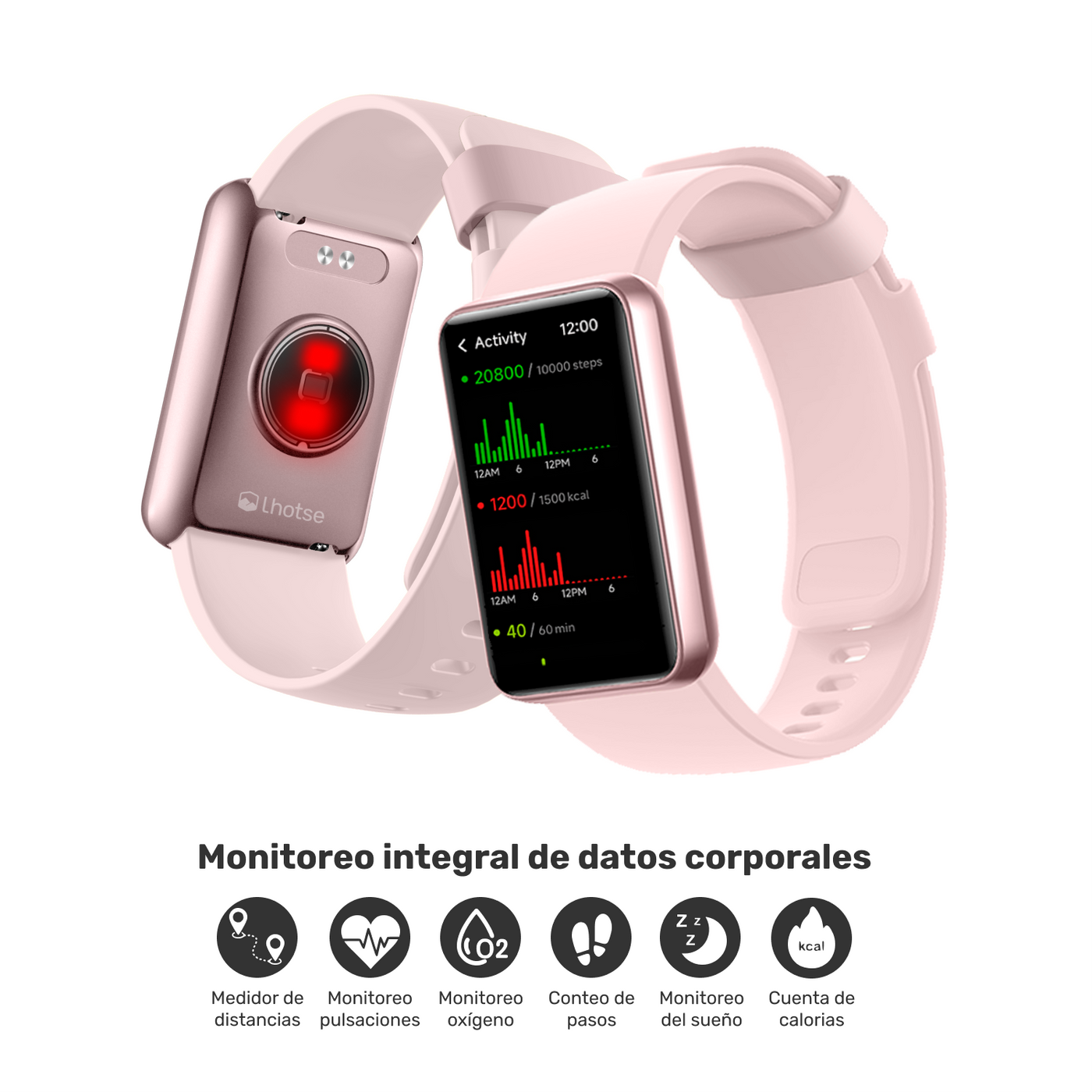 Banda Smartband Lhotse Flow 3 Pink