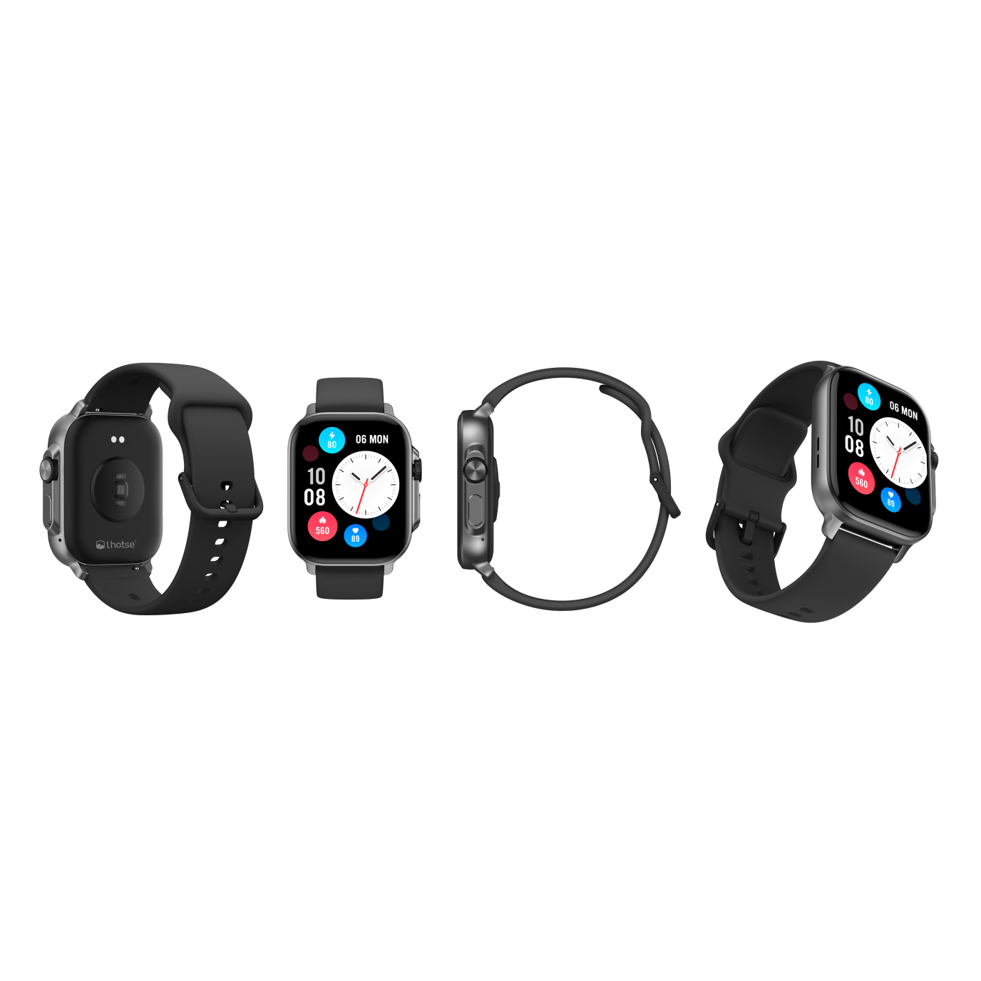 Reloj Smartwatch Lhotse Connect S03 42mm Black