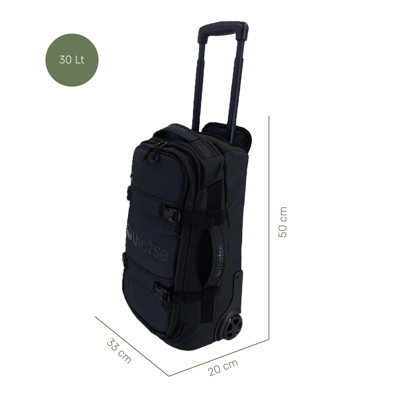 Maleta Bolso Trolly Expedition Duffel 30lts Black