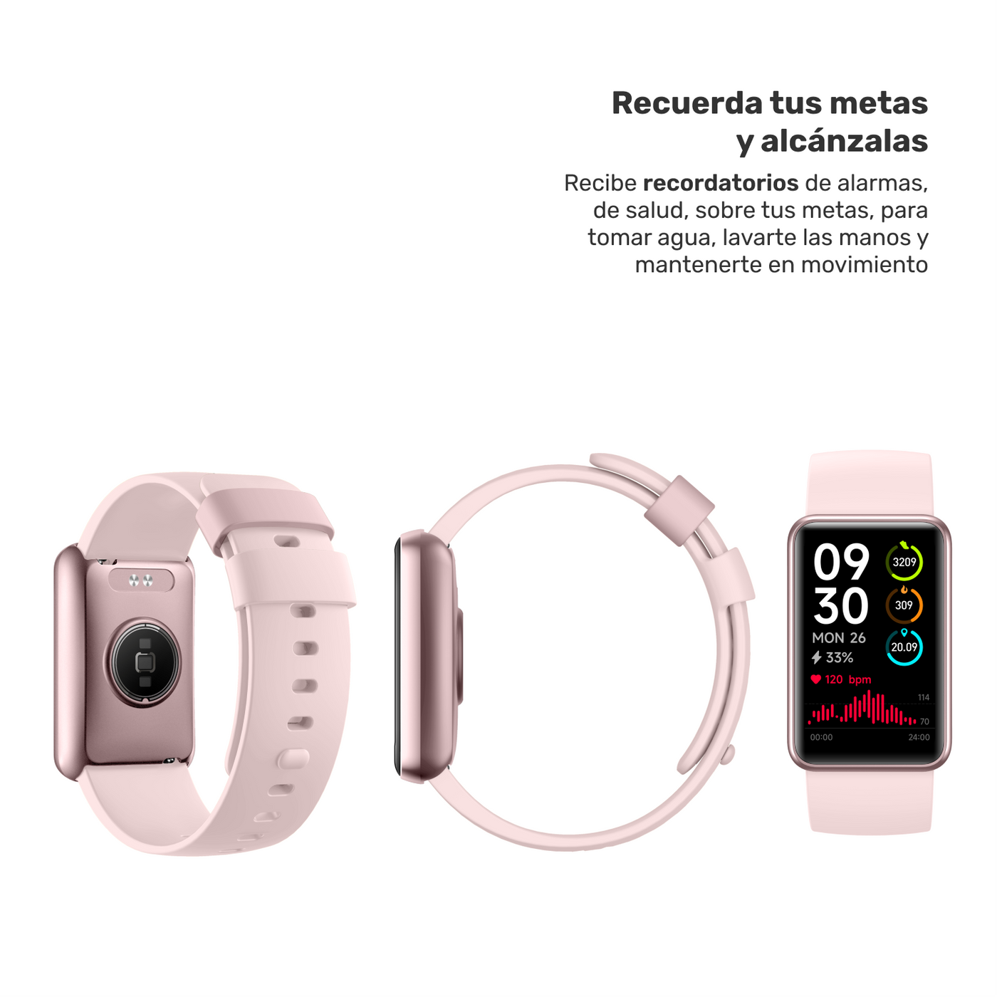 Banda Smartband Lhotse Flow 3 Pink