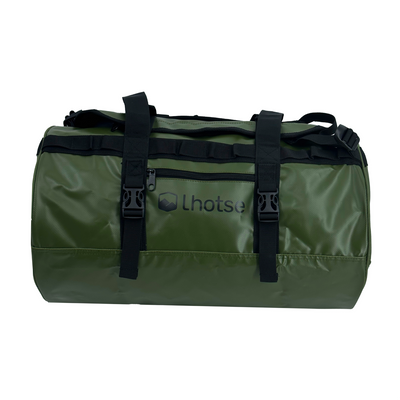 Pack Bolso Impermeable Vinson 60 Lts Green + Botella Coihue Lhotse