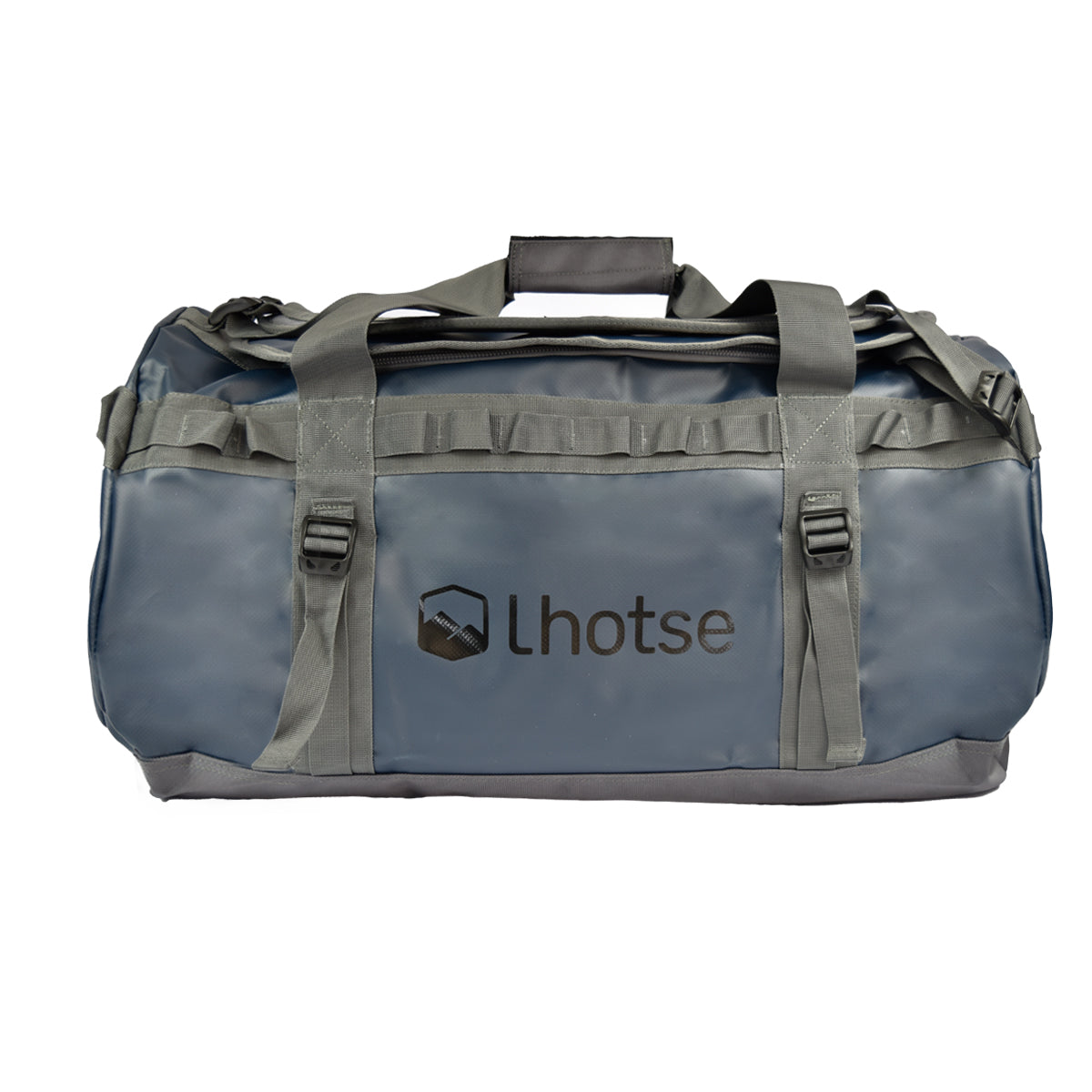 Pack Bolso Duffel 70 lts Azul + Banano impermeable Lhotse