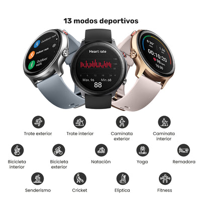 Reloj Smartwatch Lhotse Ultimate GPS 217 46mm Pink