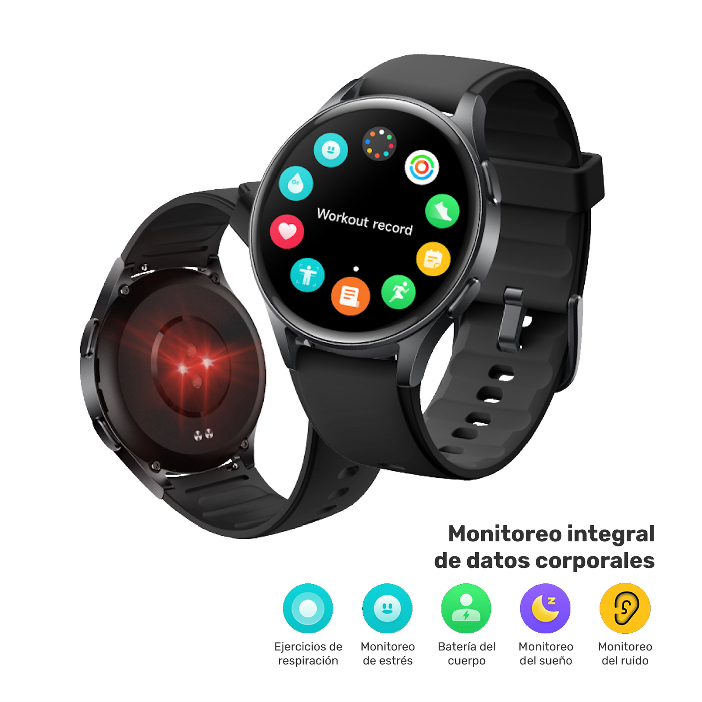 Reloj Smartwatch Lhotse Vibe 05 GPS Black 45mm