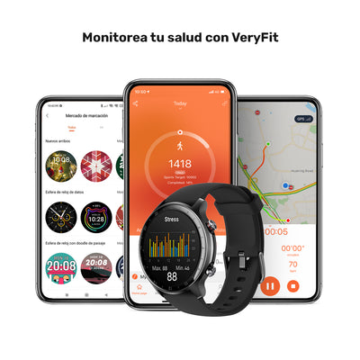 Reloj Smartwatch Lhotse Ultimate GPS 217 46mm Black