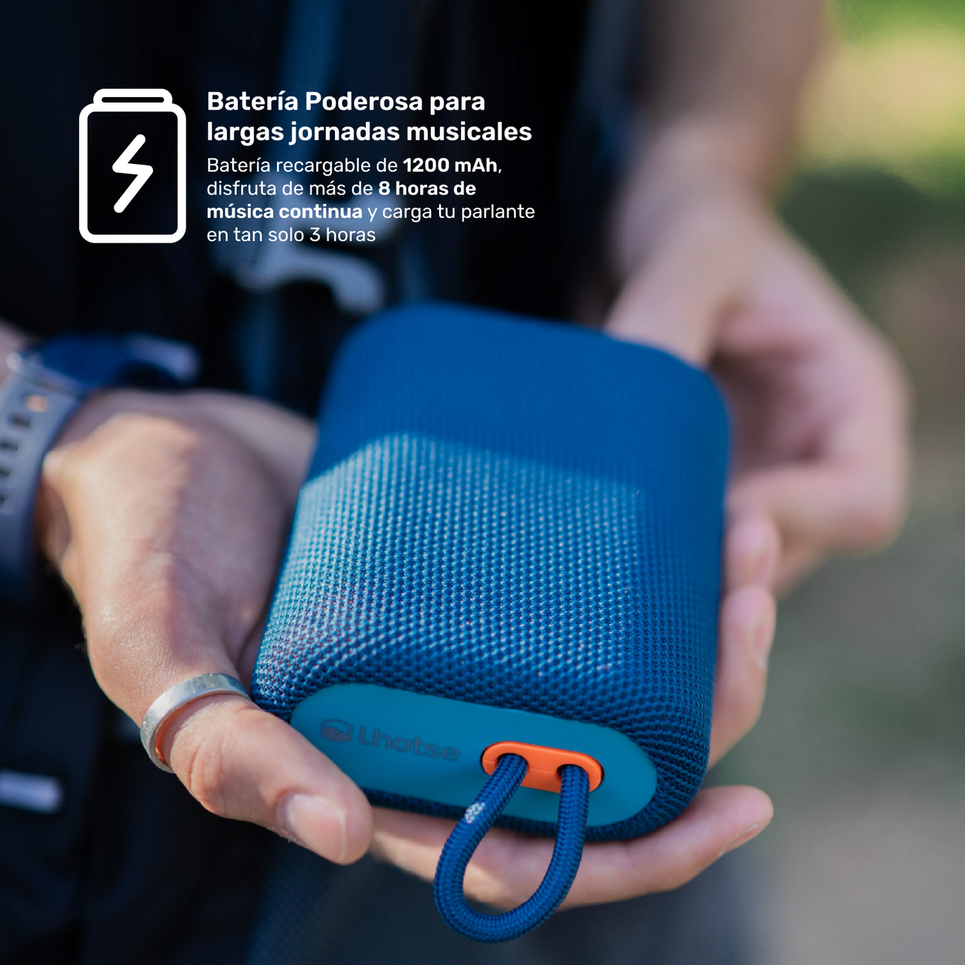 Parlante Portatil Bluetooth Lhotse Tune Up Azul