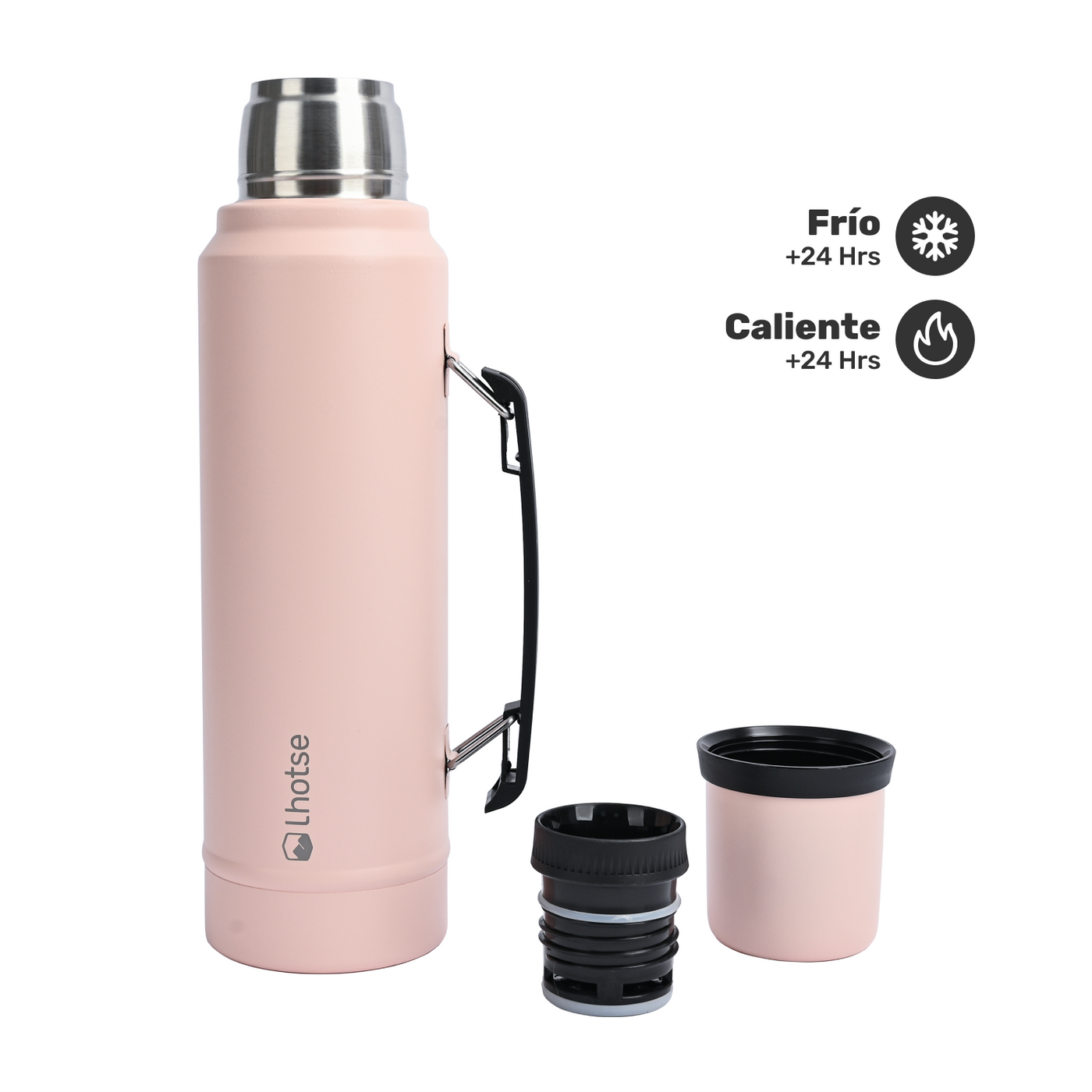 Termo Liquido Acero Inoxidable Classic 1,3 lts Lhotse Pink