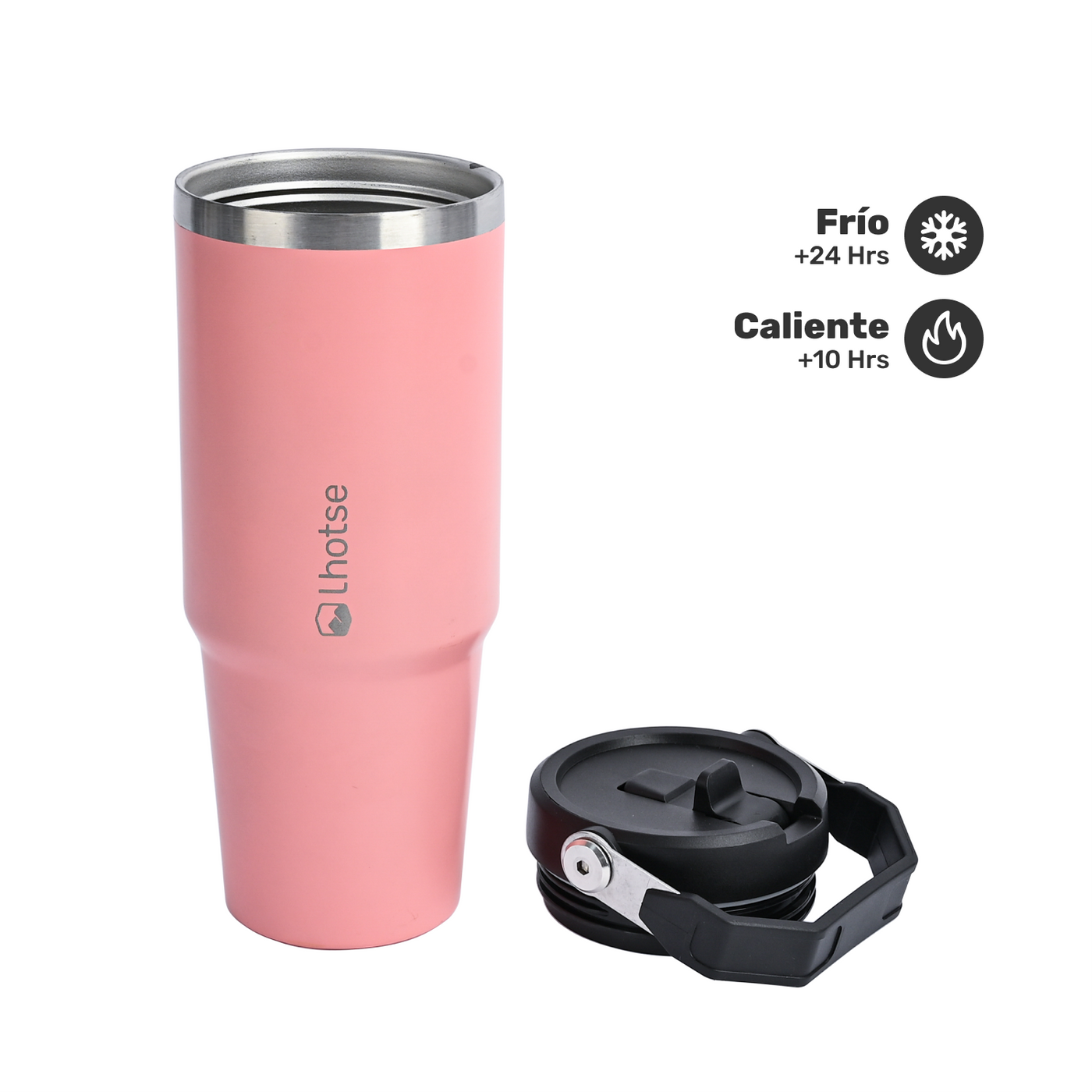 Botella Térmica Insulada Lhotse Travel Mug 900ml Pink