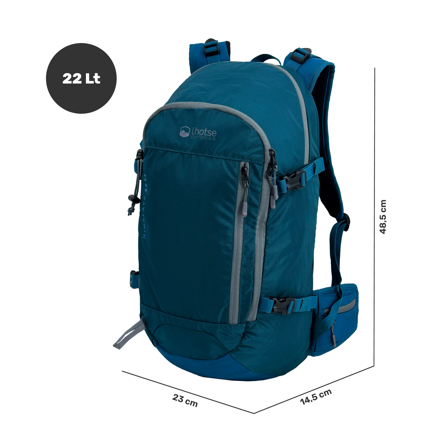 Mochila Deportiva Outdoor Trekking Himalaya 22Lt Lhotse Blue