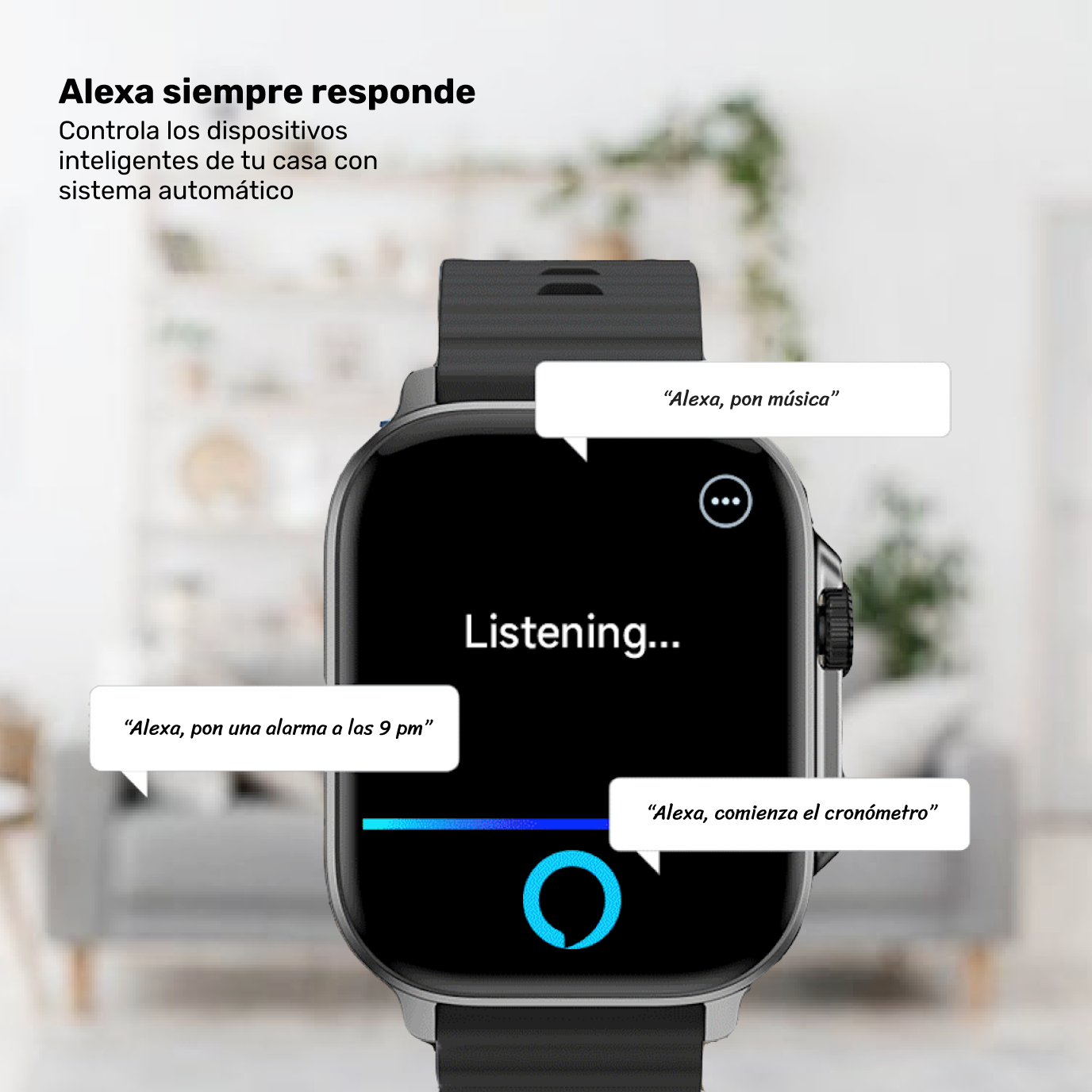 Reloj Smartwatch Lhotse Connect S03 42mm Blue