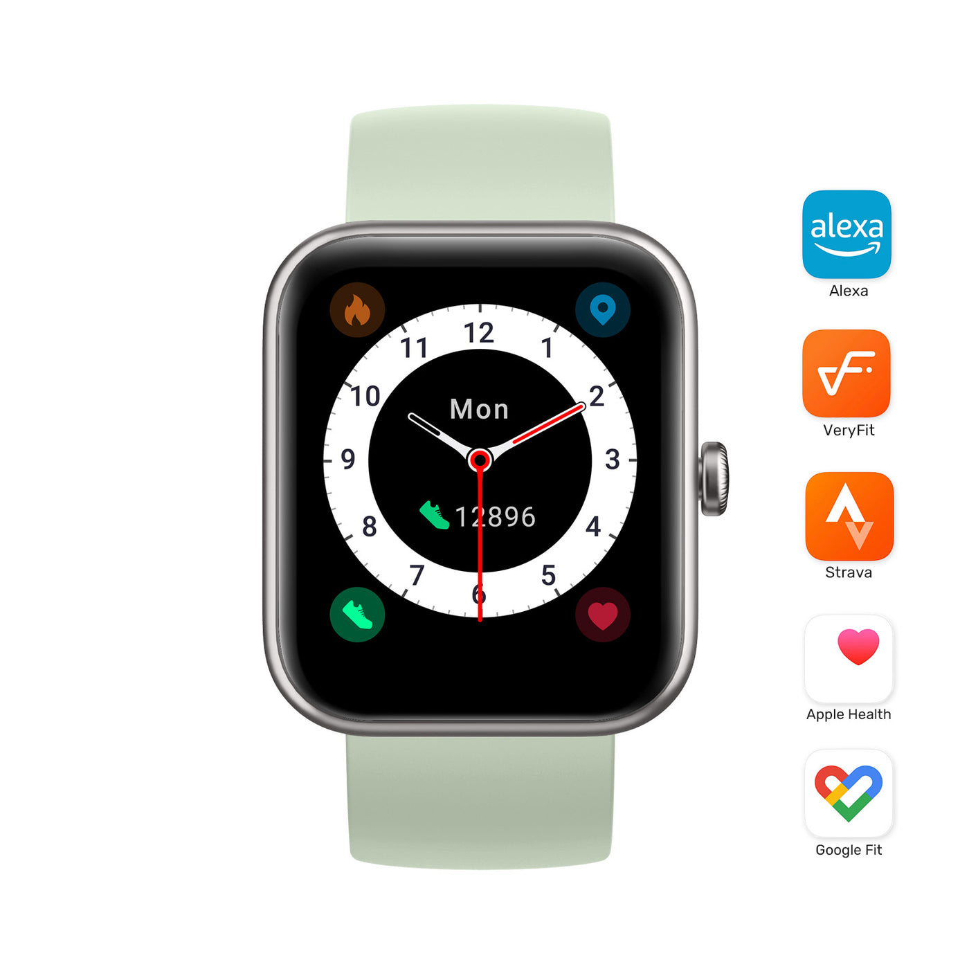 Reloj Smartwatch Lhotse Live 206 42mm Light Green