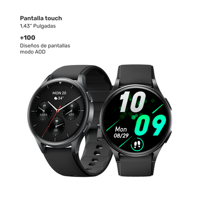 Reloj Smartwatch Lhotse Vibe 05 GPS Black 45mm