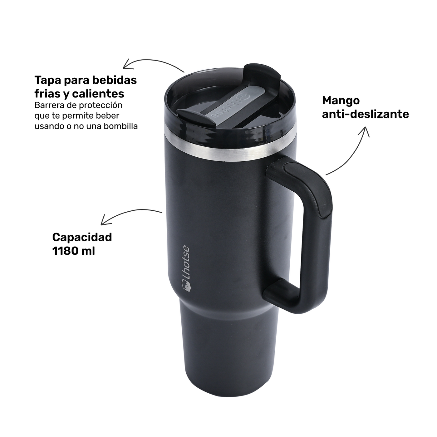 Vaso Térmico Tumbler 1180ml Lhotse Black