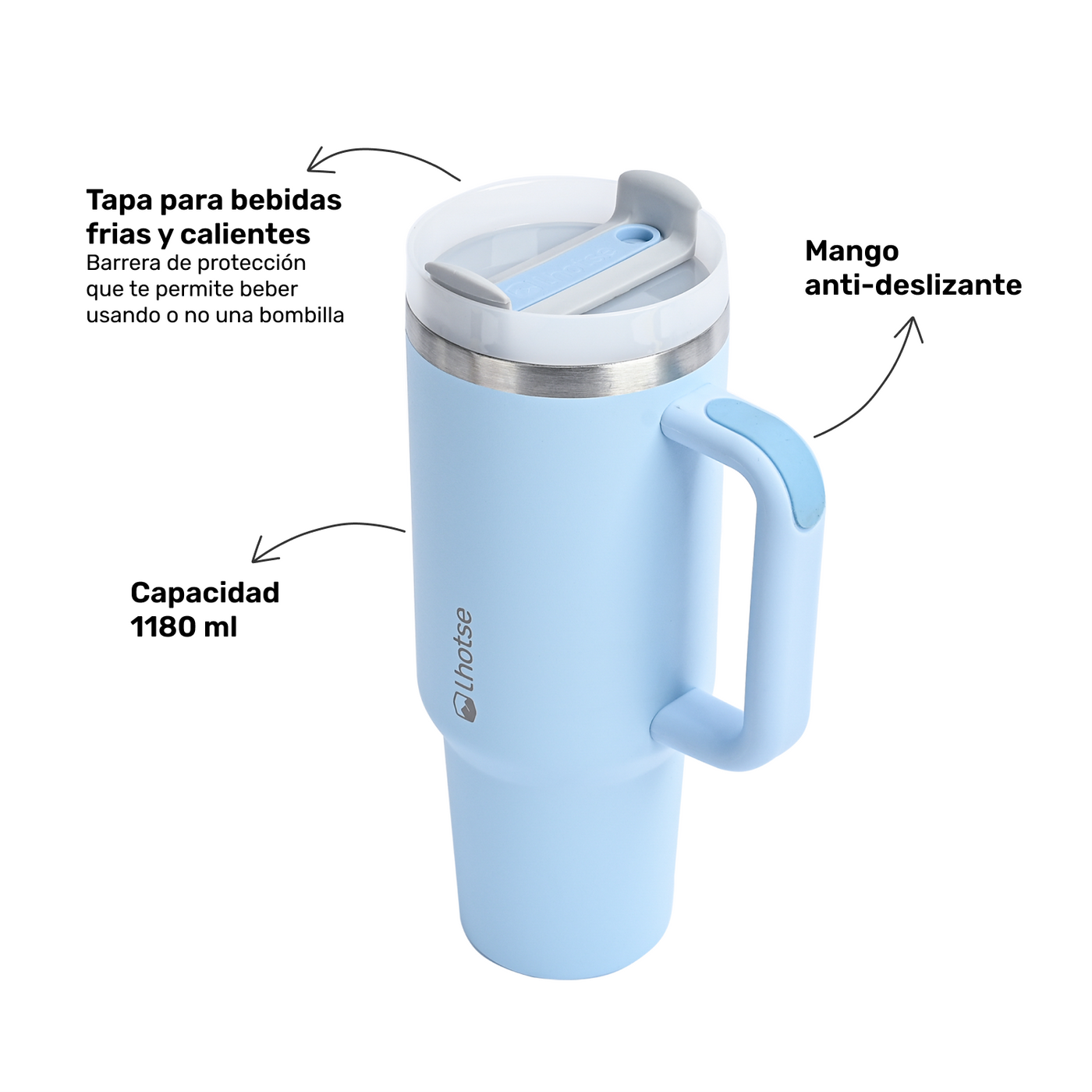 Vaso Térmico Tumbler 1180ml Lhotse light Blue