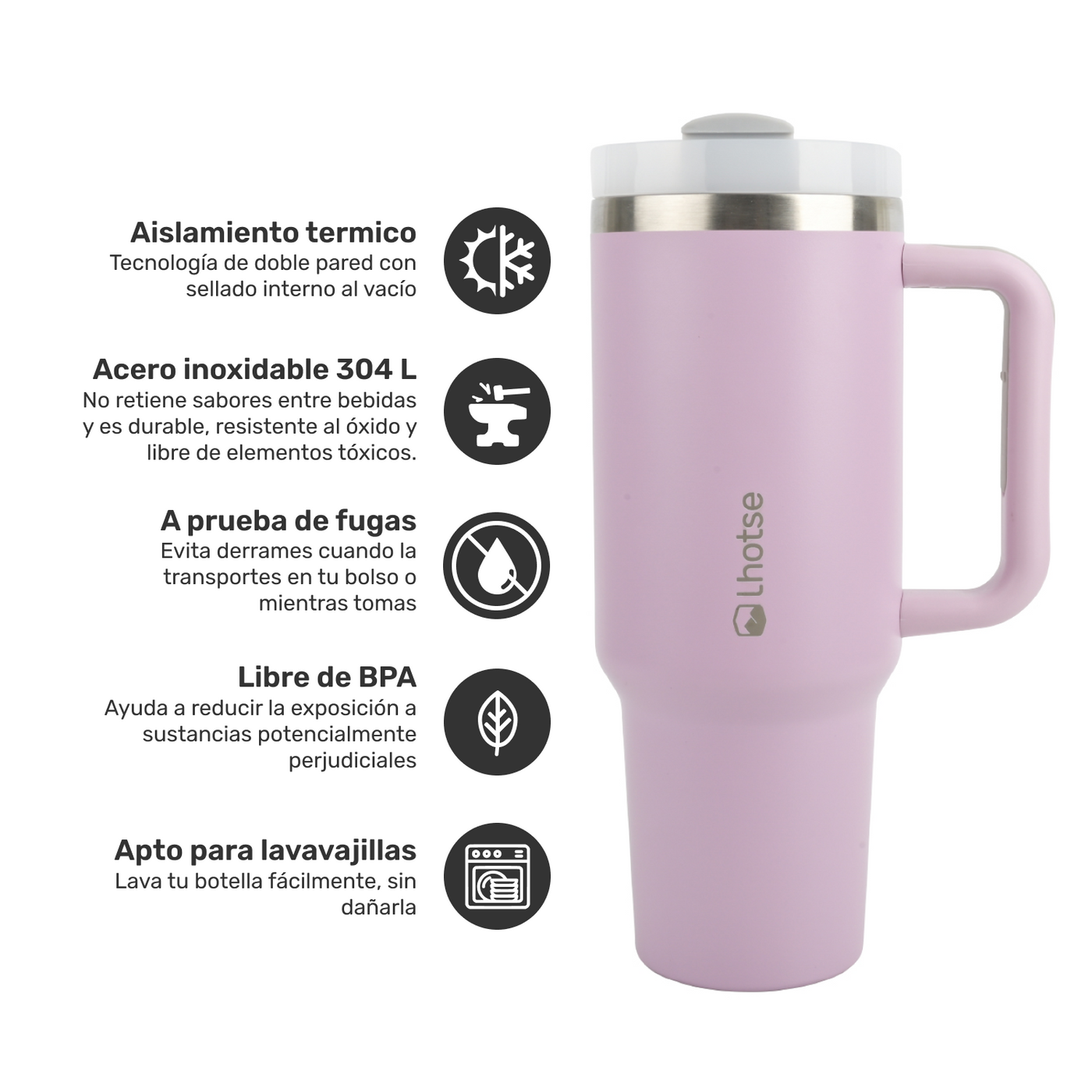 Vaso Térmico Tumbler 1180ml Lhotse Lila