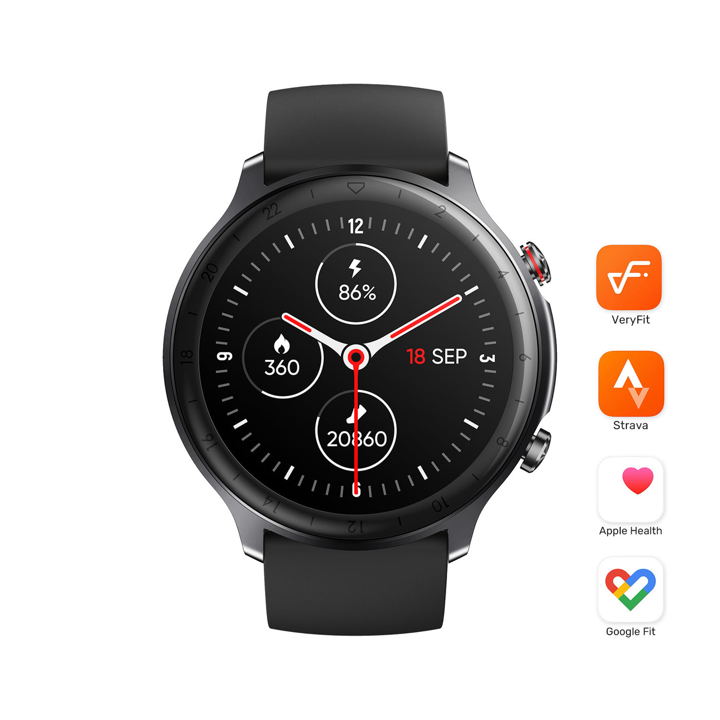 Reloj Smartwatch Lhotse Ultimate GPS 217 46mm Black