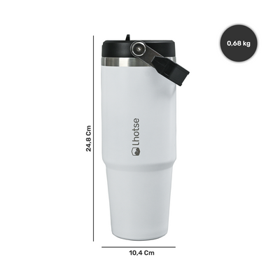 Botella Térmica Insulada Lhotse Travel Mug 900ml White