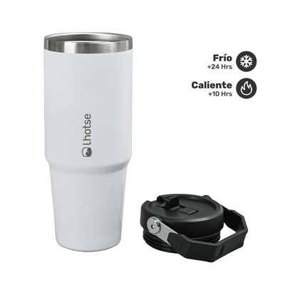 Botella Térmica Insulada Lhotse Travel Mug 900ml White