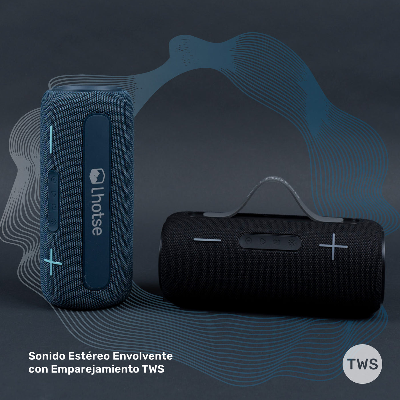 Parlante Portátil Inalámbrico Bluetooth Journey Blue