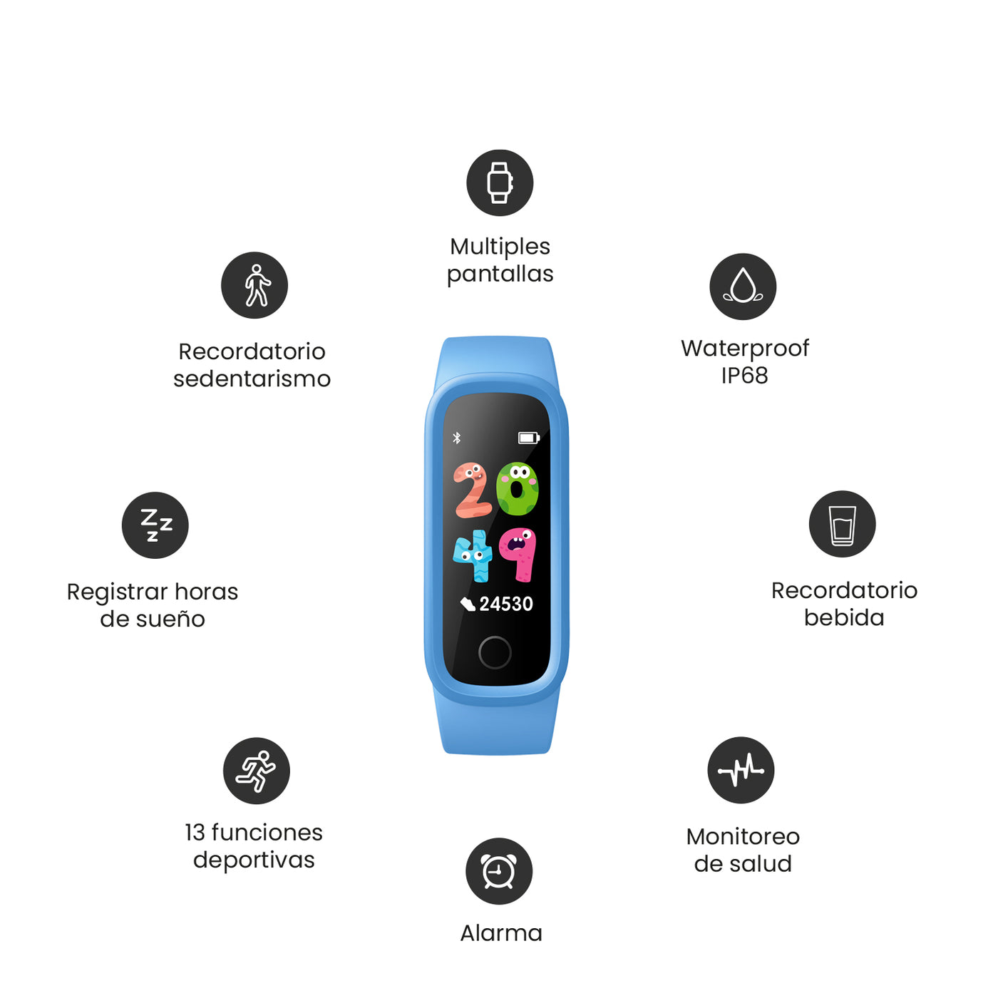 Banda Smartband Lhotse KIDS R01 Blue