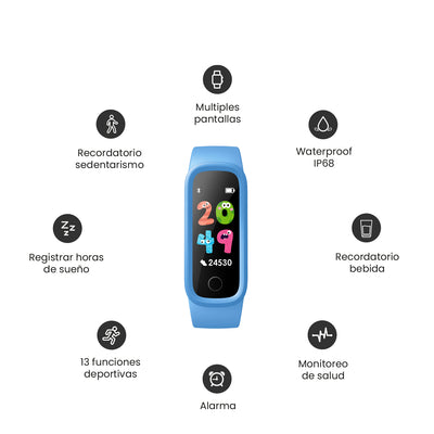 Banda Smartband Lhotse KIDS R01 Blue