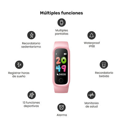 Banda Smartband Lhotse KIDS R01 Pink