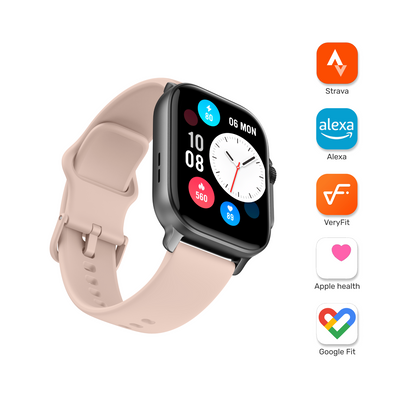 Pack Smartwatch Connect S03 Pink + Audífono RM7 Blue Lhotse