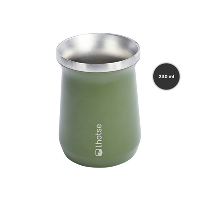 Mate Acero Inoxidable con Bombilla Lhotse Green