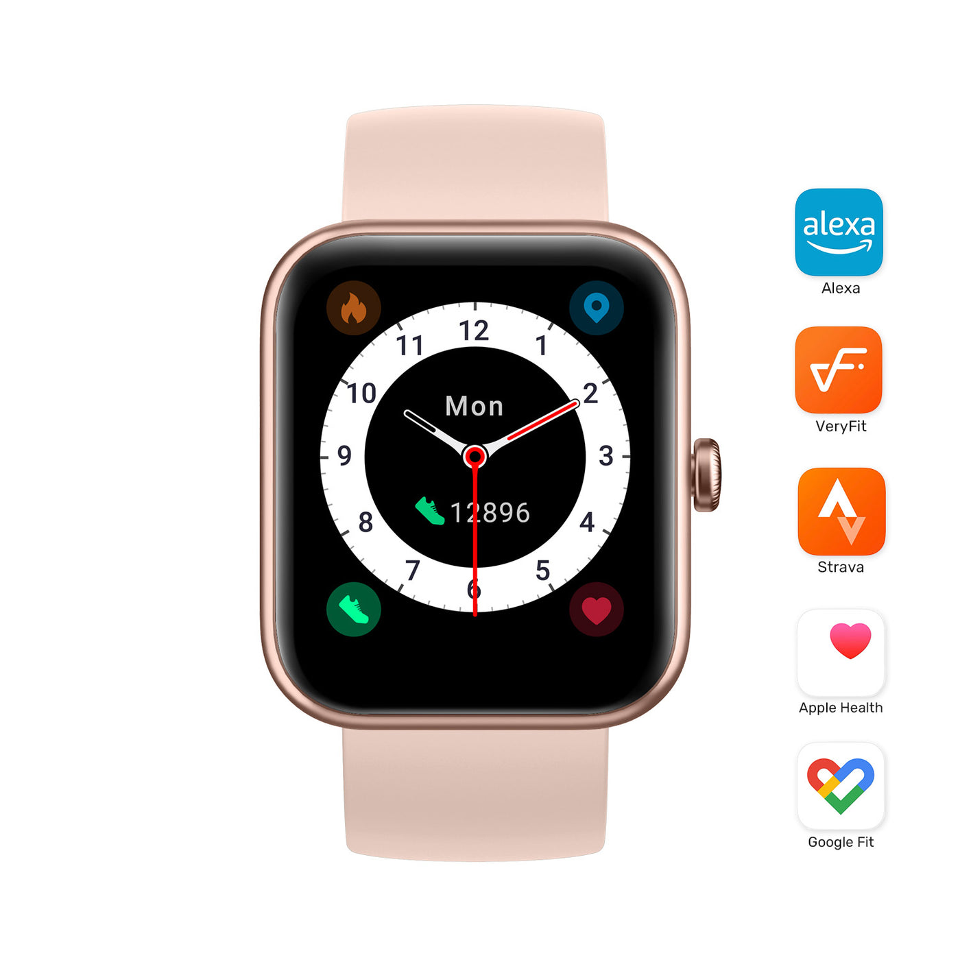 Reloj Smartwatch Lhotse Live 206 42mm Pink