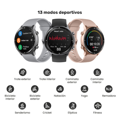 Pack Smartwatch Runner 219 + Audífonos Rm12 Rosado Lhotse