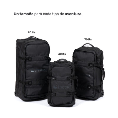 Maleta Bolso Trolly Expedition Duffel 70lts Black